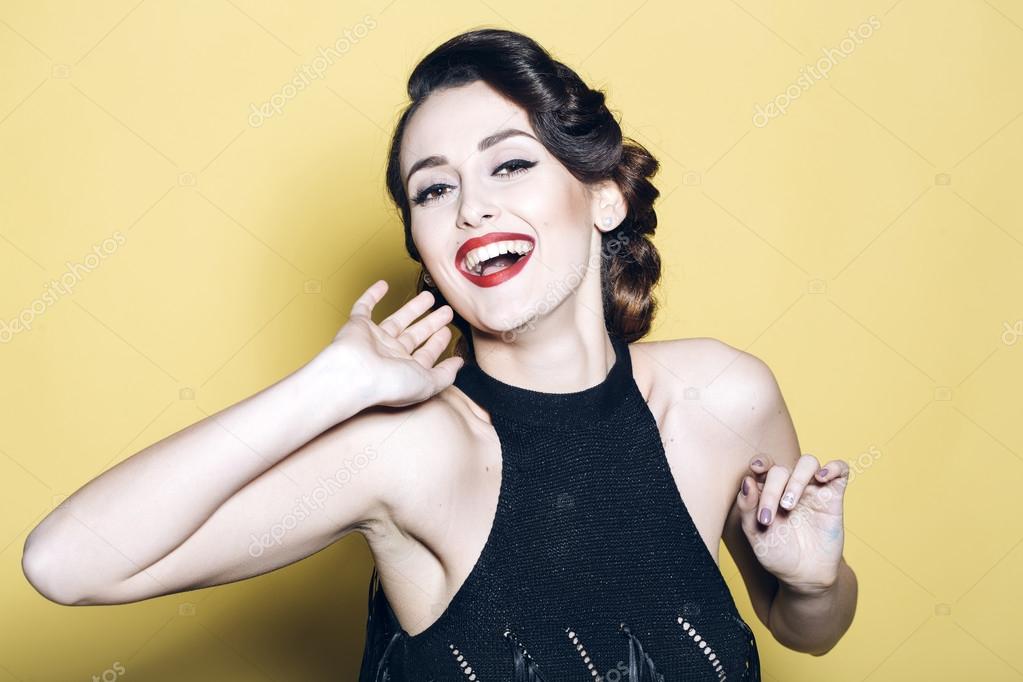 Mounth glamour tongue vintage