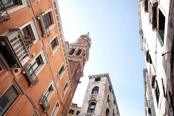 Venetian architecture view from bottom — Stock Photo, Image