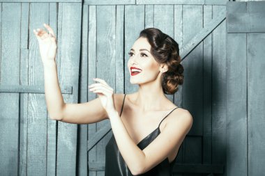 Sevimli sensual kadın