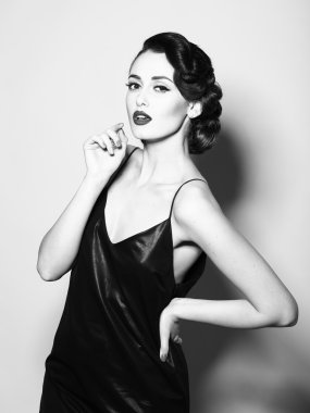 şehvetli şık kadın