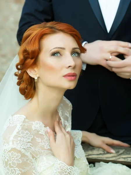 Bruiloft vrouw en man — Stockfoto