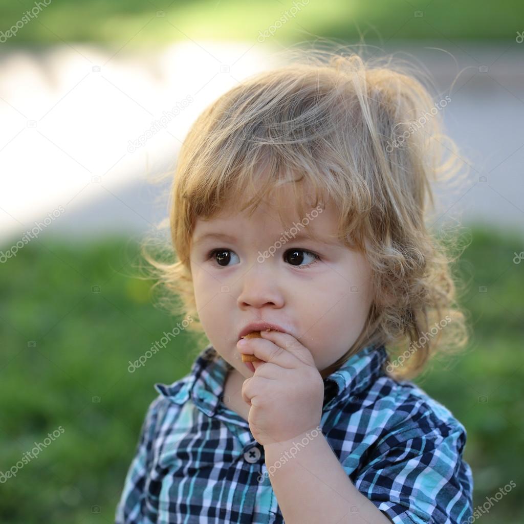 Cute Baby Boy Outdoor Stock Photo C Tverdohlib Com 103798194
