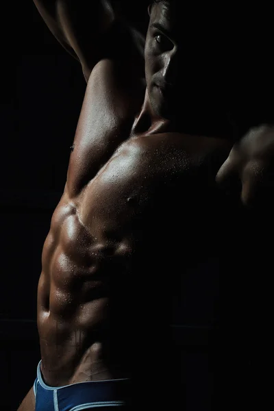 Torso muscolare maschile — Foto Stock
