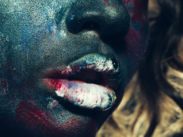 Labios femeninos — Foto de Stock