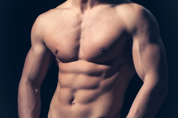 Sexy muscular masculino — Foto de Stock