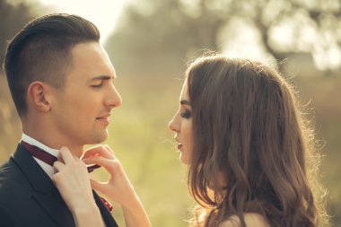 Düğün çift portre