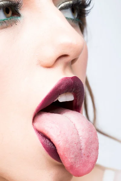 セクシーな女性の唇 — ストック写真