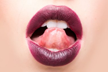 kadın seksi dudaklar