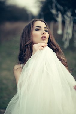 Şehvetli çekici gelin