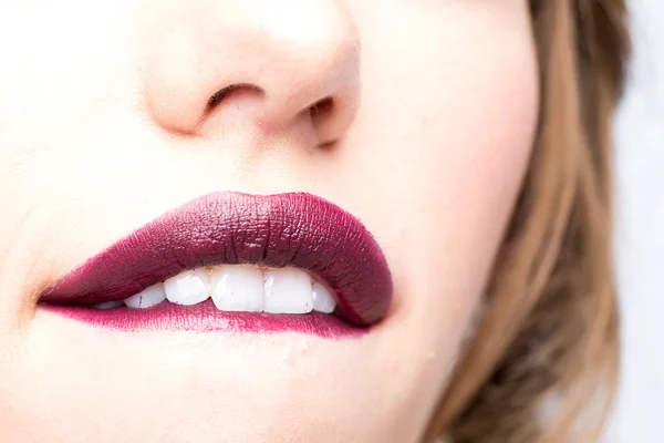 Sexy weibliche Lippen — Stockfoto