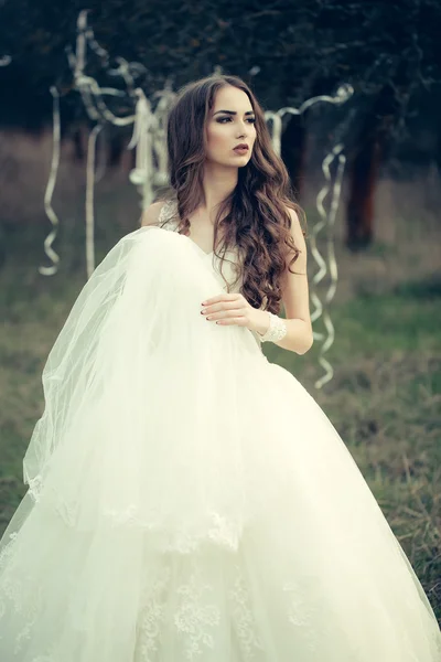 Sensual attractive bride — Stock Photo, Image