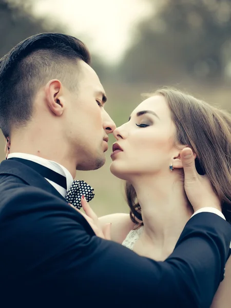 Pareja feliz boda — Foto de Stock