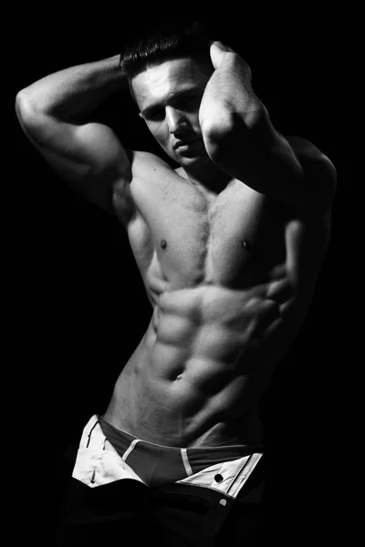 Sexy muscular homem — Fotografia de Stock