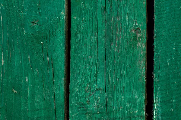 Recinzione verde vecchio dipinto — Foto Stock