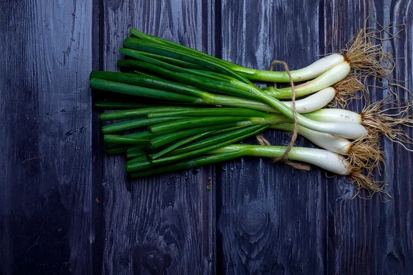 Fresh spring onions — Stock Photo, Image