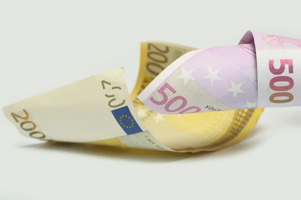 Primo piano dei soldi in euro — Foto Stock