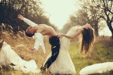 Seksi Düğün çifti