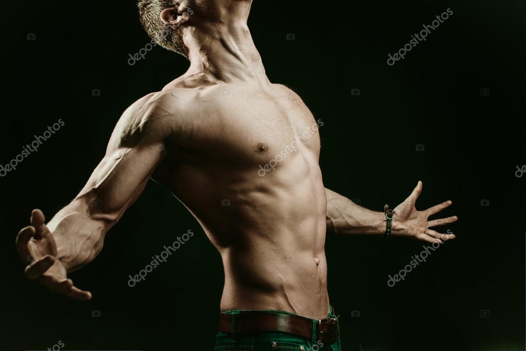 与手上的血管肌肉男 图库照片 C Tverdohlib Com 与手上的血管肌肉男 图库照片 C Tverdohlib Com