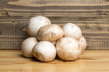 Taze beyaz champignon mantar