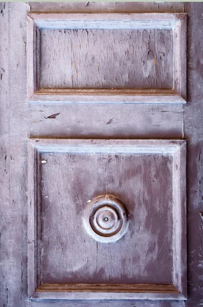 Velha porta marrom retro — Fotografia de Stock