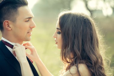 Düğün çift portre