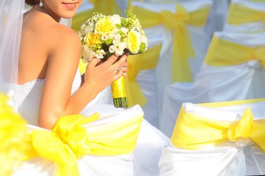 Güzel düğün buketi