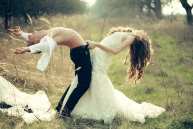 Seksi Düğün çifti