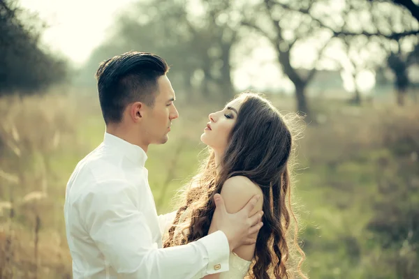 Jovem casal de casamento — Fotografia de Stock