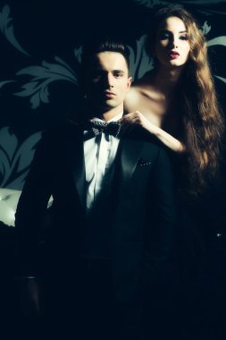 elegant young couple
