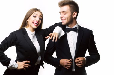 kaç ceketler üzerinde beyaz izole içinde