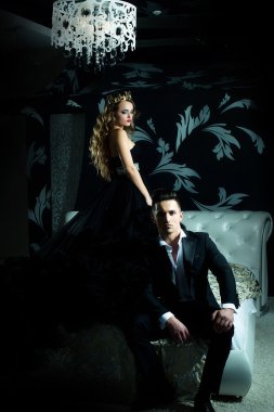 elegant young couple