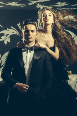 elegant young couple