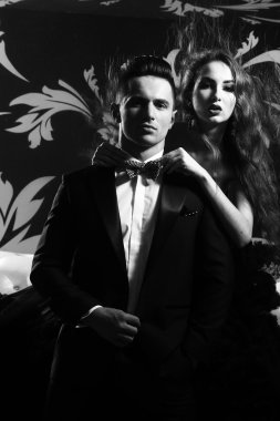 elegant young couple