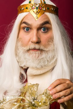 zeus taç sakallı sihirbaz adam