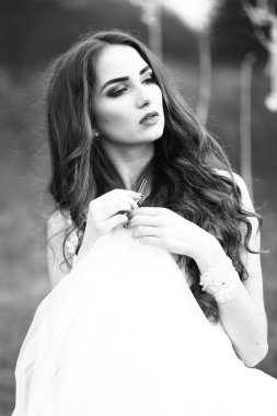 Şehvetli çekici gelin