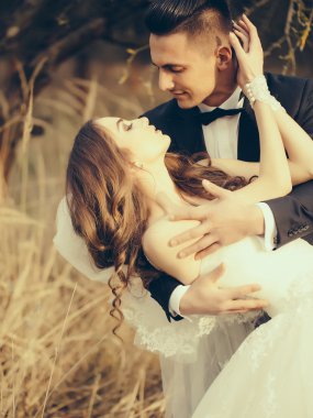 şehvetli Düğün çifti