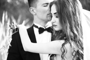 Çift kucaklayan düğün