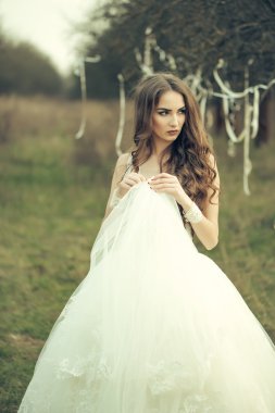 Şehvetli çekici gelin