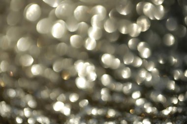 Gümüş ufuk bokeh arka plan bulanık