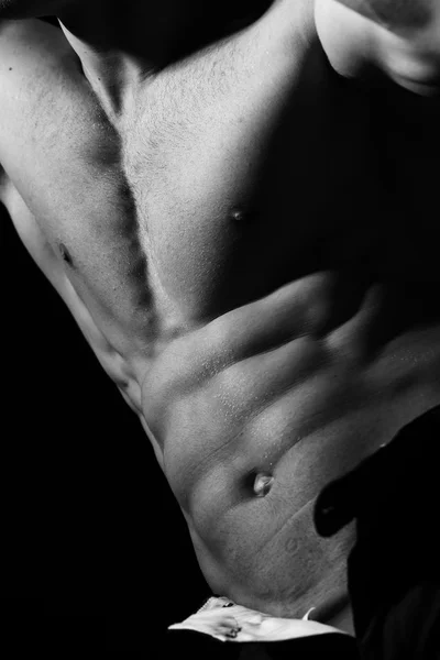 섹시 한 근육 질의 남성 — 스톡 사진