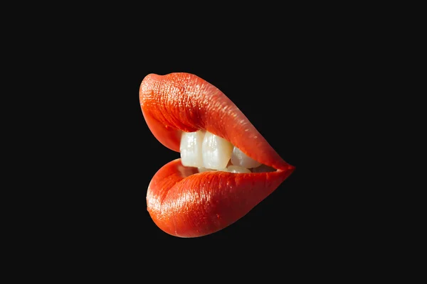 Abstrakte rote Lippen — Stockfoto