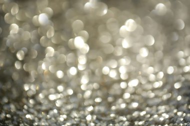 Gümüş ufuk bokeh arka plan bulanık