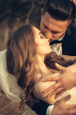 şehvetli Düğün çifti