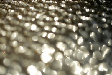 Gümüş ufuk bokeh arka plan bulanık