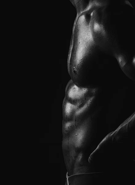 Torso muscular masculino — Fotografia de Stock