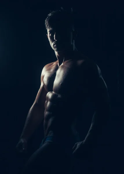Homem sexy muscular — Fotografia de Stock