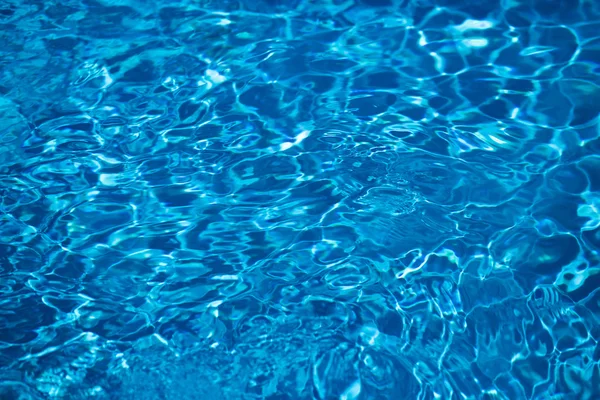 Azul piscina agua — Foto de Stock