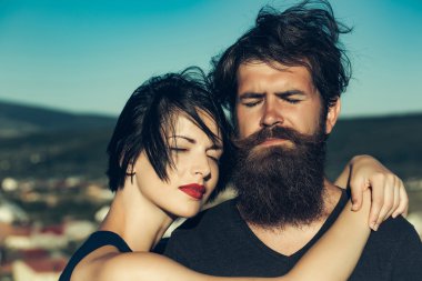 Doğada duygusal bir çift.