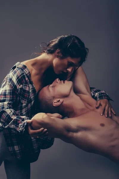 Seksi çıplak genç Çift — Stok fotoğraf