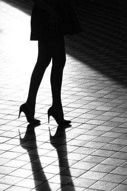 Glamour ayakkabı kadın bacakları